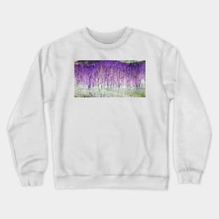 Purple Reeds 1-Available As Art Prints-Mugs,Cases,Duvets,T Shirts,Stickers,etc Crewneck Sweatshirt